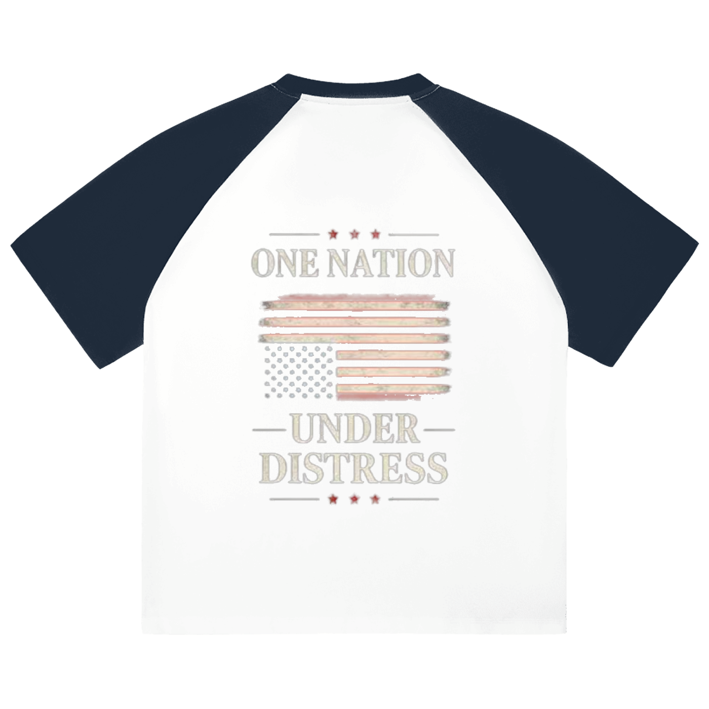 Color-Blocked Raglan Sleeve T-Shirt