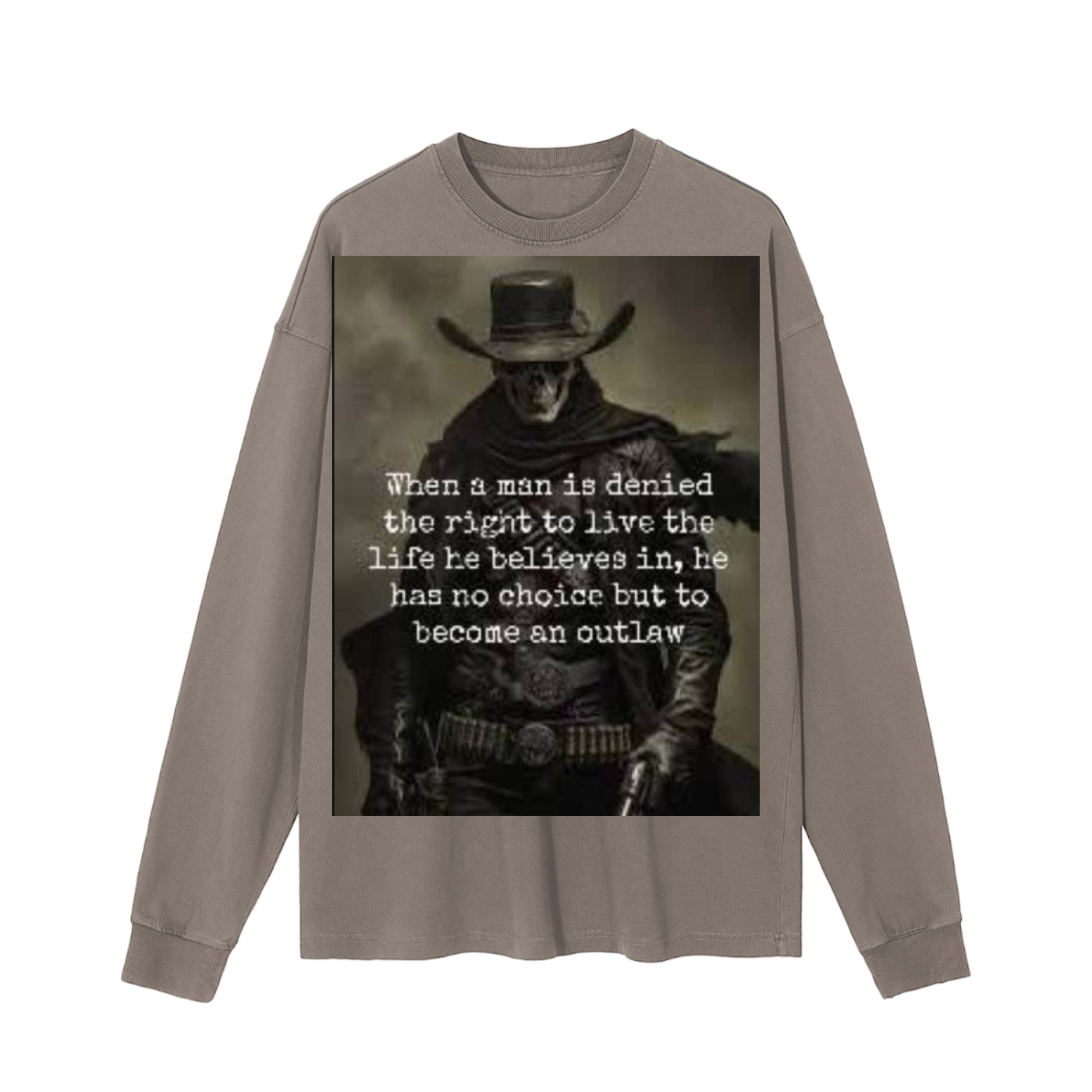 Vintage Washed Long Sleeve T-Shirt
