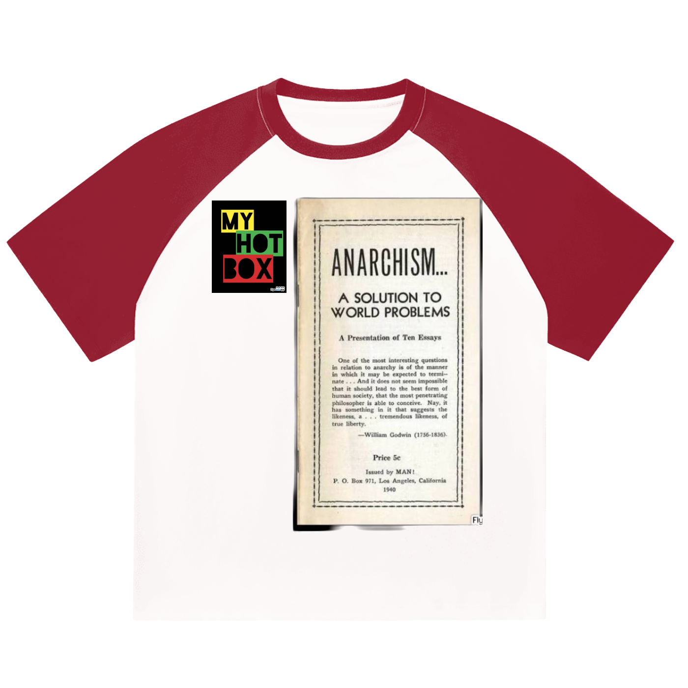 Color-Blocked Raglan Sleeve T-Shirt
