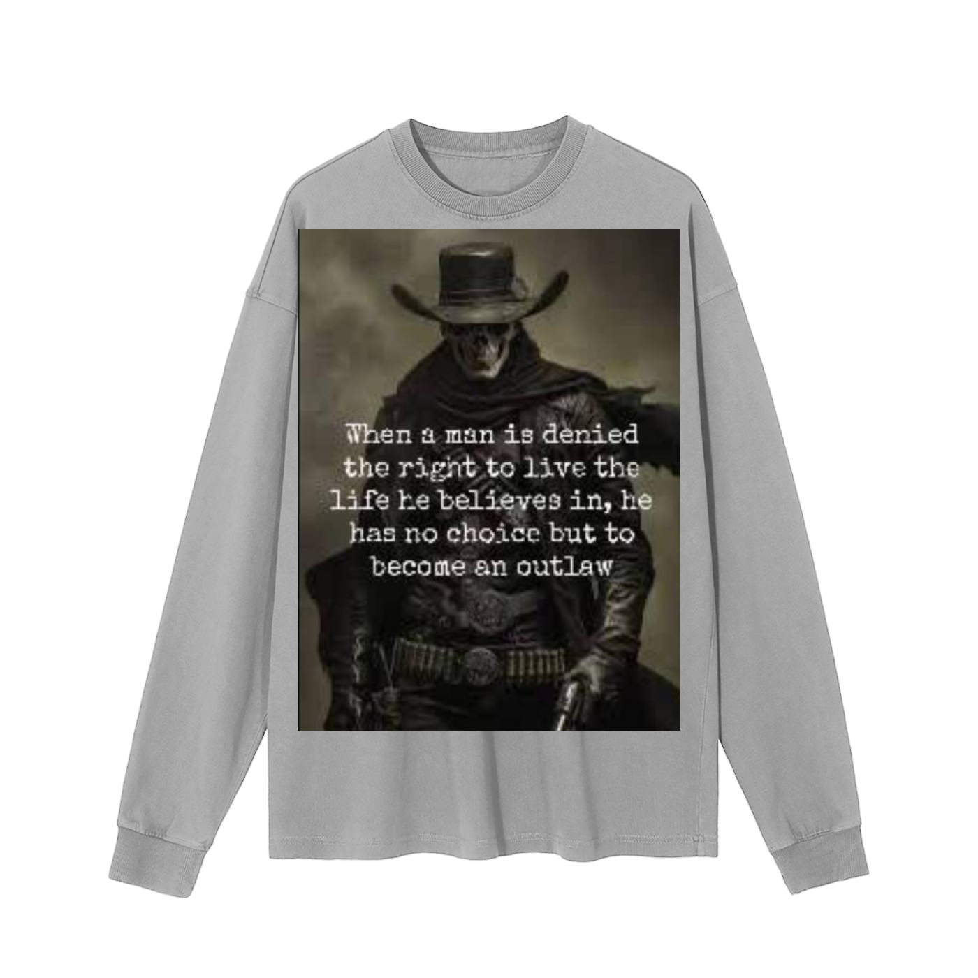 Vintage Washed Long Sleeve T-Shirt