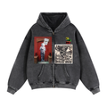 Zip-Through Boxy Fleece Hoodie